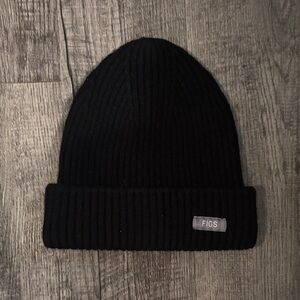 Figs Knit Beanie - Black - One Size